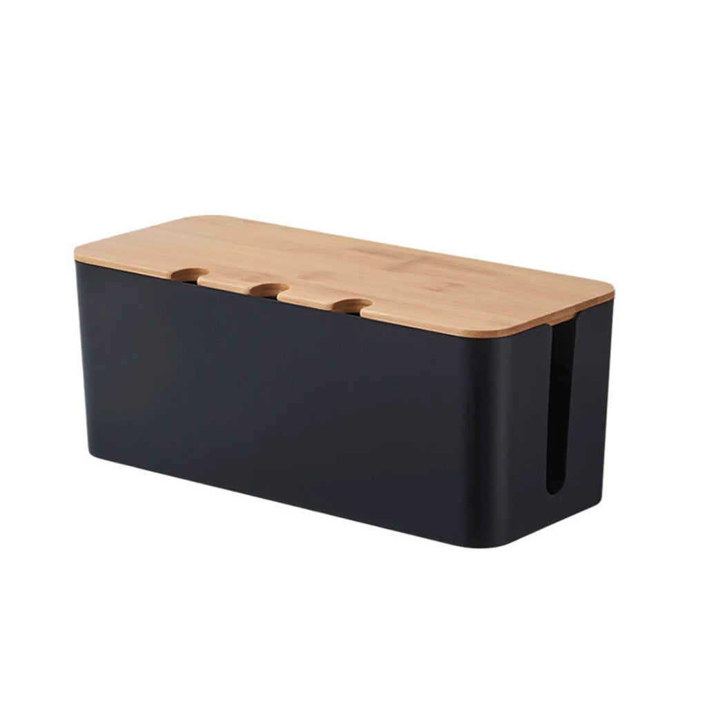 Wood Cable Management Box
